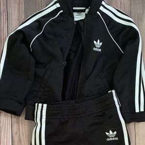 Toddler Adidas track suit 9-12 mos.